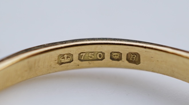 A five-stone diamond ring